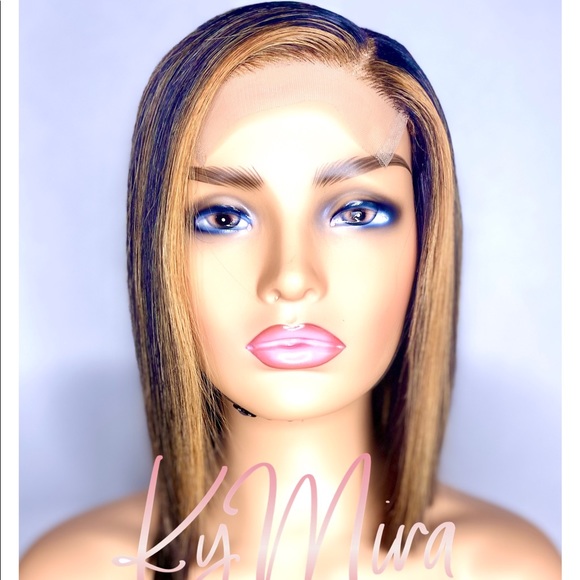 Amber- 4x4 Glueless Lace Closure Wig 14 in - Picture 1 of 4